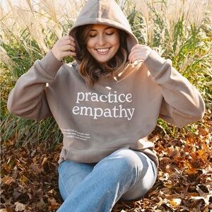 Brown Practice Empathy Hoodie